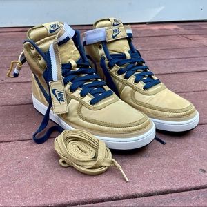 Nike Vandal High Supreme - Metallic Gold/Navy/White - Size 11